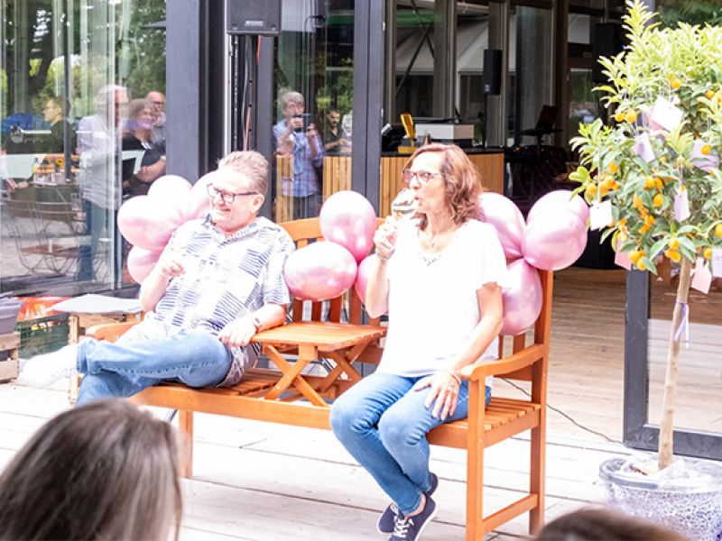 Lexit im Weldegarten Laubner Bank
