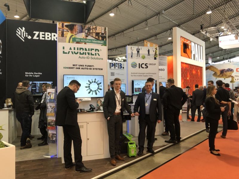 Stand von Zebra Technologies und Andreas Laubner GmbH auf LogiMAT 2019