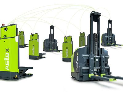 Autonome mobile Roboter Agilox X-SWARM Technology