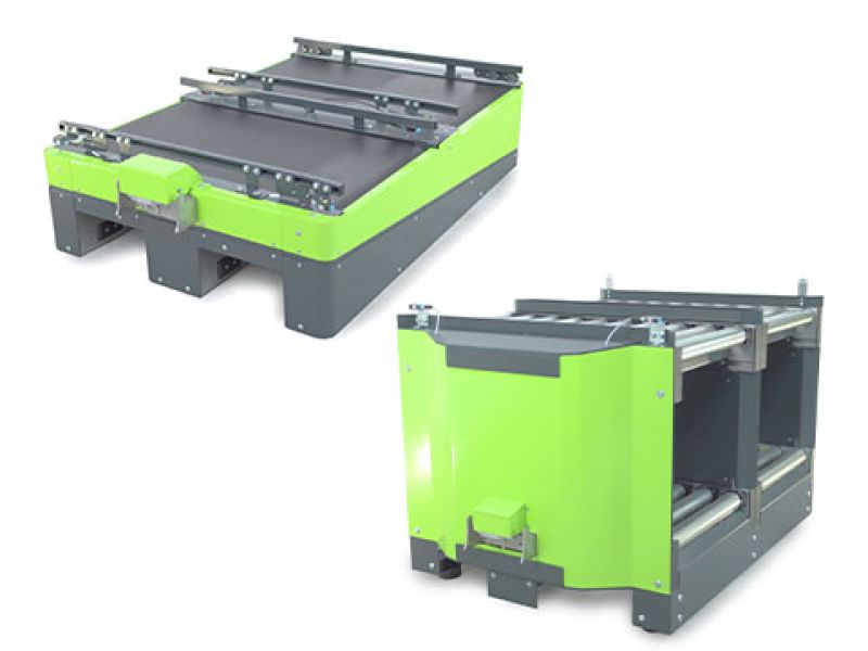 Autonome mobile Roboter Agilox BCO Box Carrier